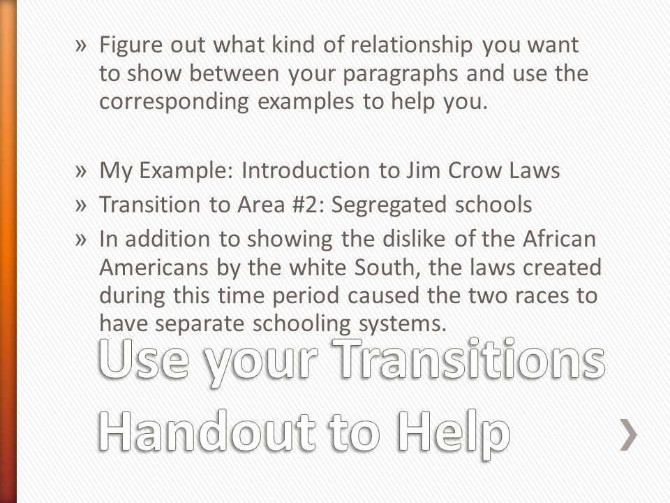 Parts of a 5 paragraph essay jim crow laws